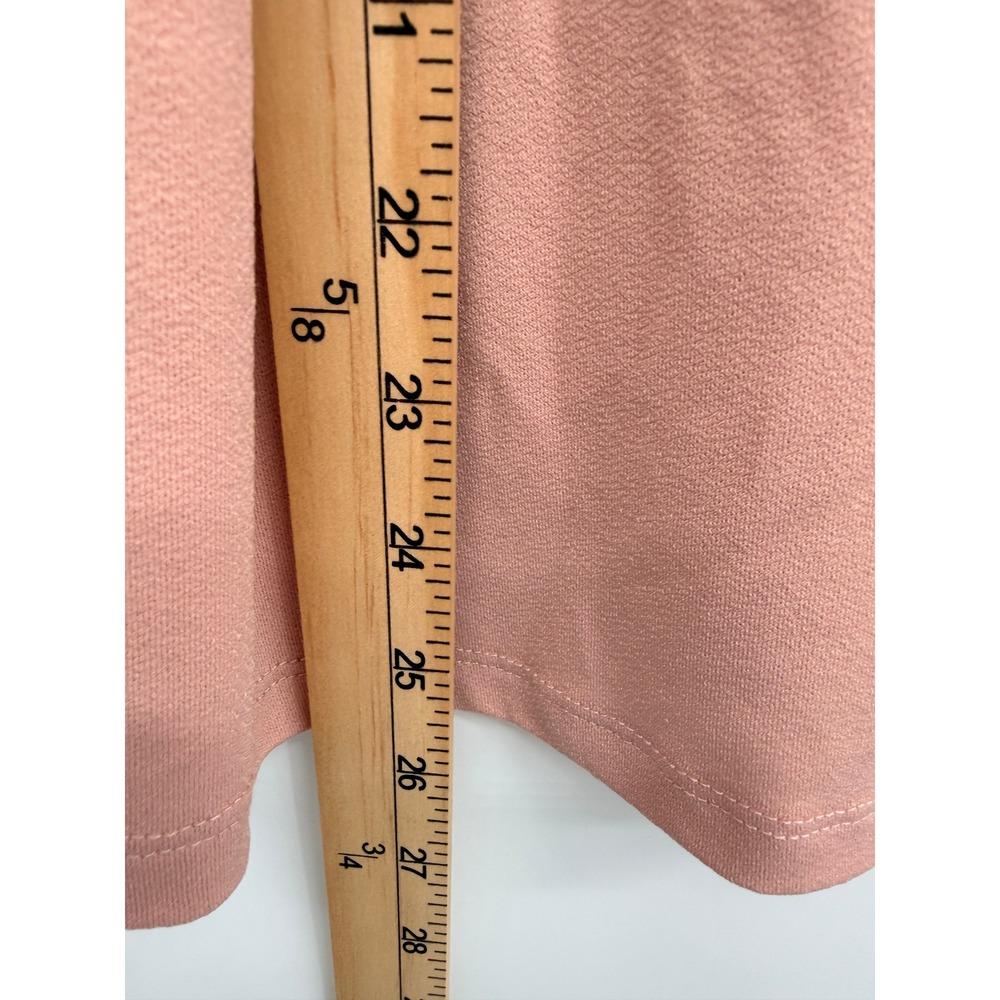Cable & Gauge Blouse Women Medium Pink Excellent Crochet Lace Sleeve STP07446M - Picture 9 of 9